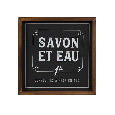 Art d’époque encadré avec savon de Hometrends