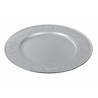 Charger Plate (Ivy) (Silver)-Set of 6