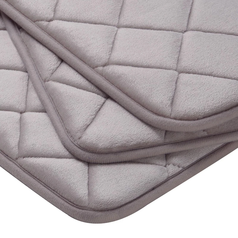 Mainstays Memory Foam Bath Mat Set, 3-piece set