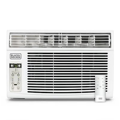 Black + Decker 14300 BTU Window Air Conditioner Unit AC with Remote Control Cools Up to 700 Square Feet