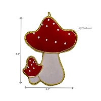 Décoration À Suspendre En Forme De Champignon Fabriquée À La Main - Lot De 2