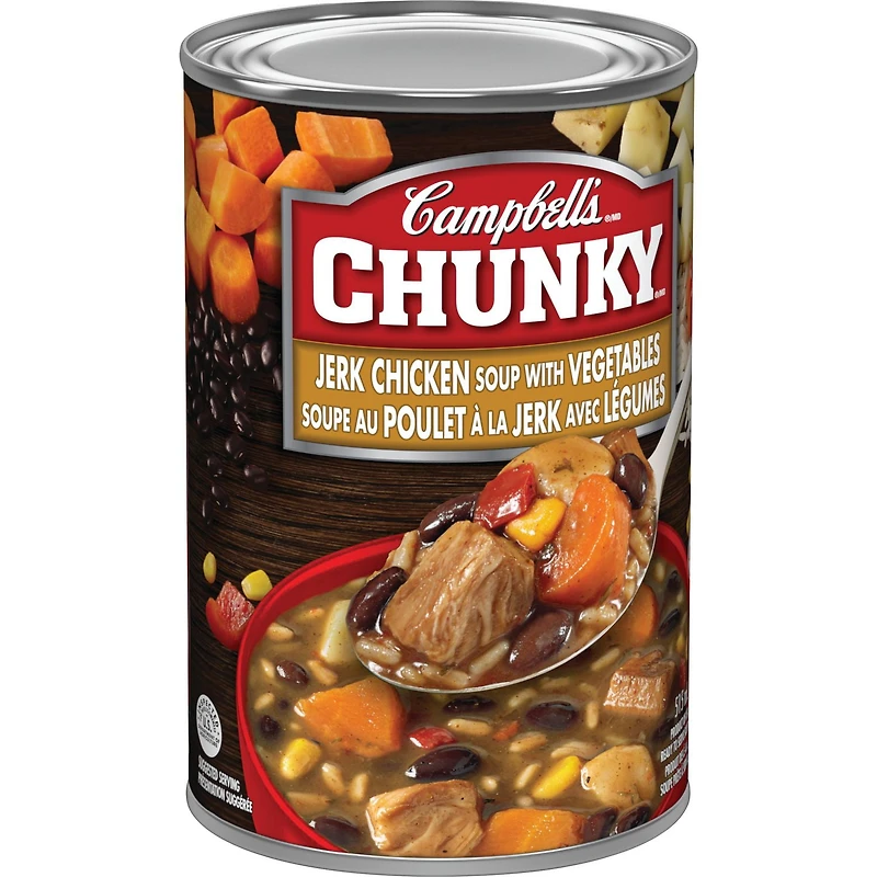 Campbell's® Chunky® Jerk Chicken with Vegetables Soup, Shelf Stable