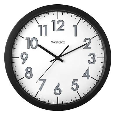 Westclox Horloge Murale Commerciale de 13.75 Po 32067CN