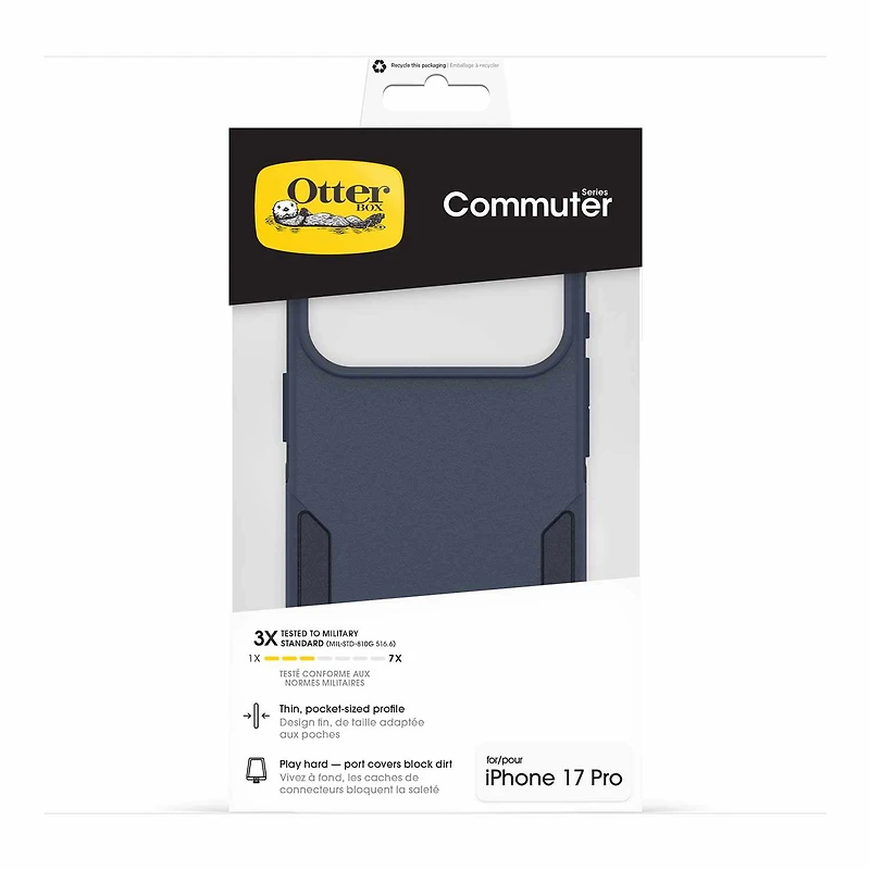 OtterBox Commuter MagSafe Case w/Camera Control Riverside (Blue) for iPhone 17 Pro