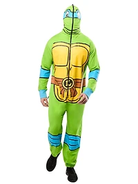 Teenage Mutant Ninja Turtles Classic Leonardo Zipsters Masked-Up Costume for Adults by Rubies, Men's