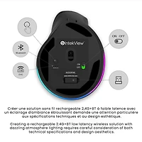 IntekView Vertical Mouse Intekview Bt + 2.4G Wireless