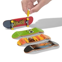 Tech Deck, Coffret de 4 fingerboards Ultra DLX, Skateboards Toy Machine, Mini-skateboards personnalisables à collectionner, jouets pour enfants à partir de 6 ans