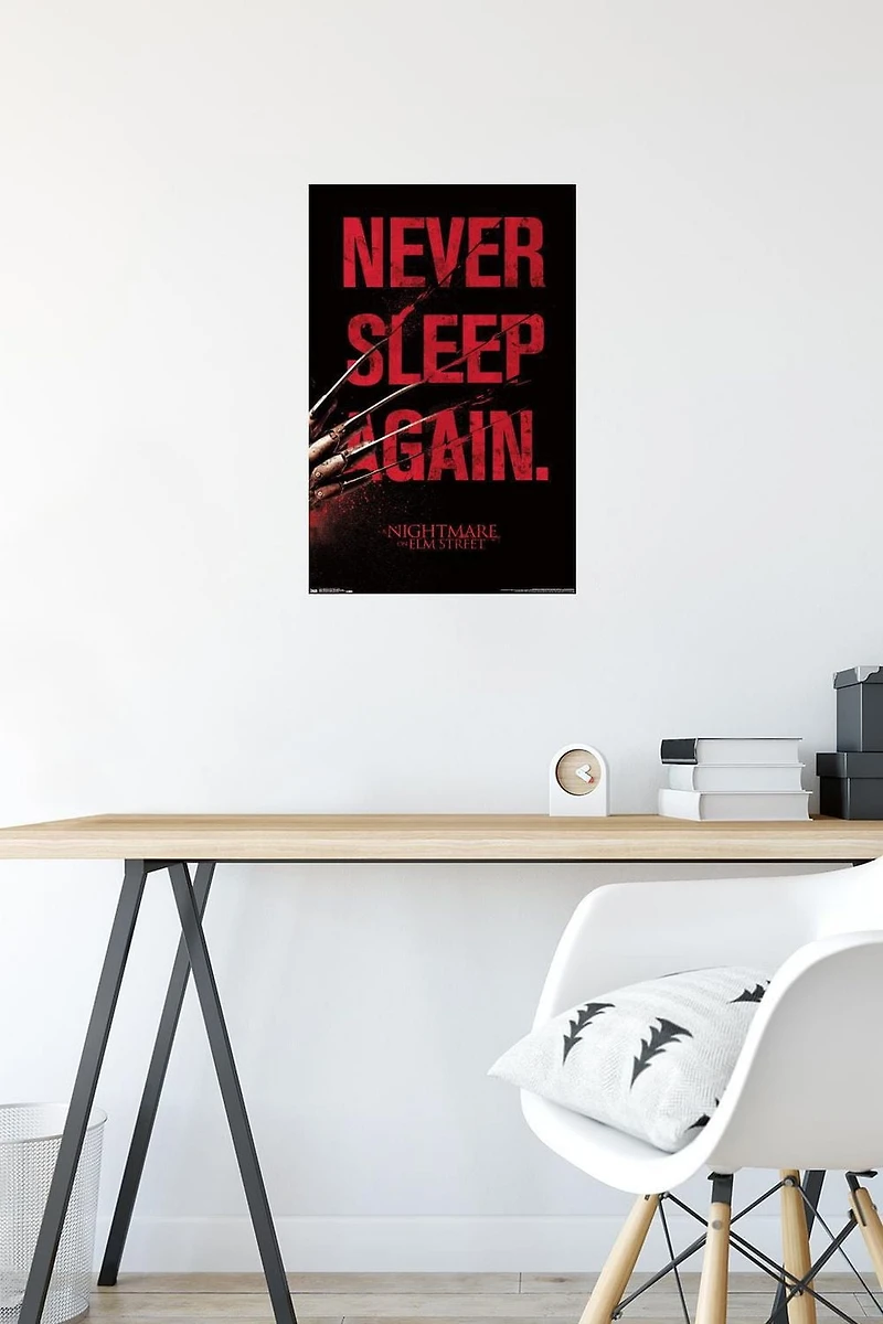 A Nightmare on Elm Street - Sleep Wall Poster, 22.375" x 34" Framed