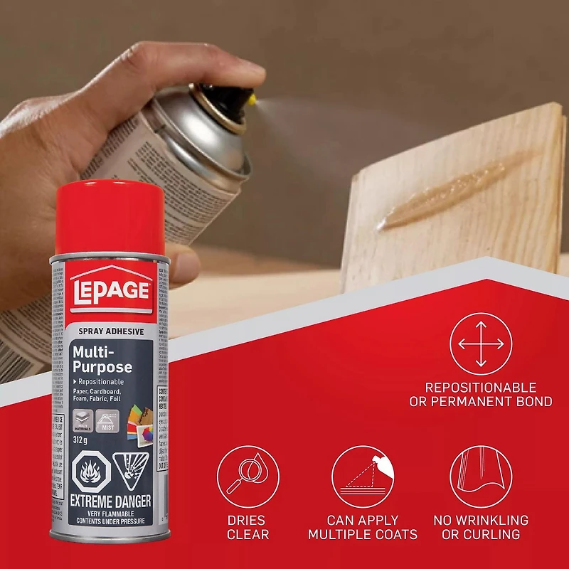 LePage Multi-Purpose Spray Adhesive