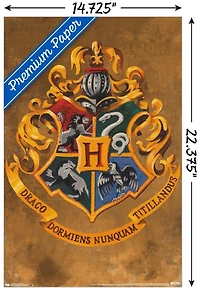 The Wizarding World: Harry Potter - Hogwarts Crest Wall Poster