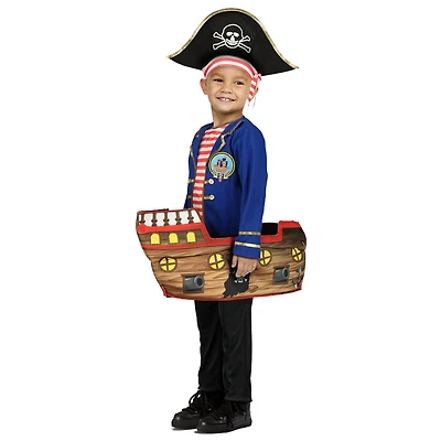 Costume de pirate dans le bateau pour tout-petits 3T-4T. Walmart Exclusif.