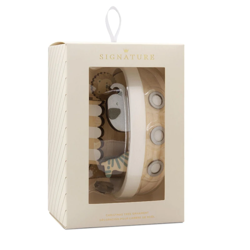 Hallmark Christmas Ornament (Signature Noah's Ark Wood)