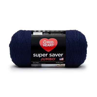 Red Heart® Fil Jumbo Super Saver®, Acrylique #4 Moyen, 14oz/396g, 744 Yards Fil durable