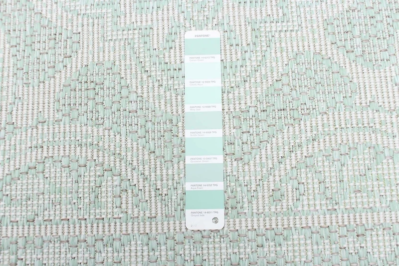 ECARPET Tapis d'Extérieur pour Patio, Terrasse, Jardin, Camping, Imperméable, Collection Veranda Traditional