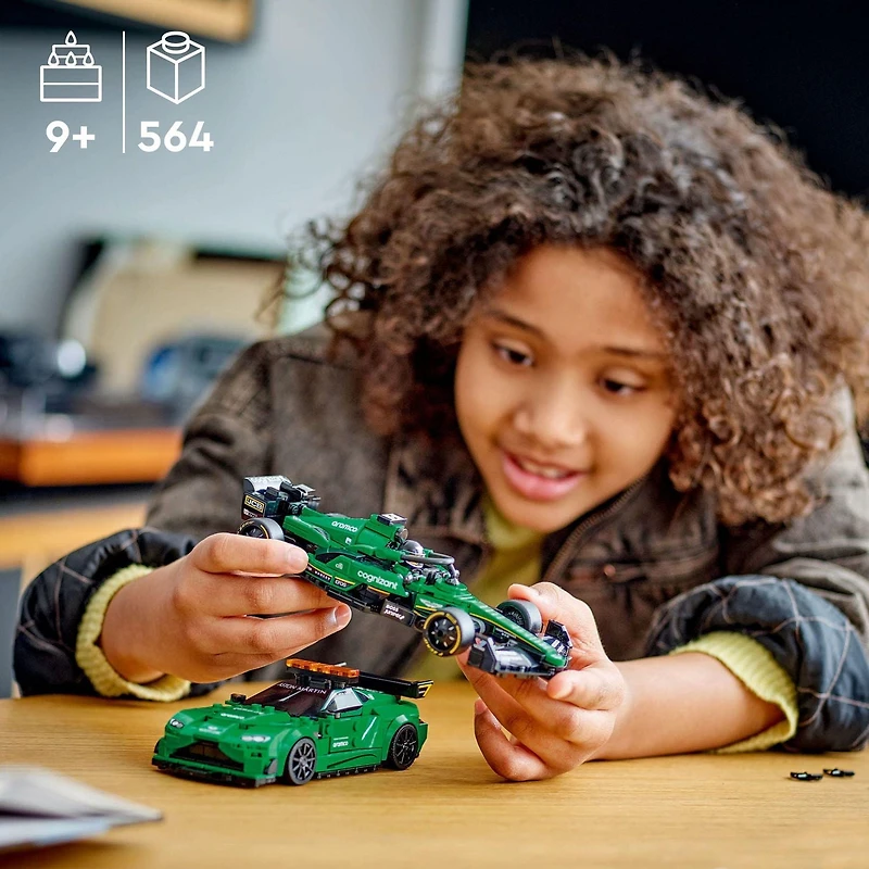 LEGO Speed Champions La voiture de sécurité Aston Martin et l’AMR23 76925 Ensemble de construction (564 pièces)