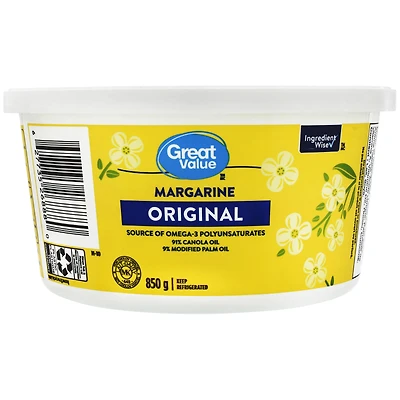 Margarine originale Great Value 850 g