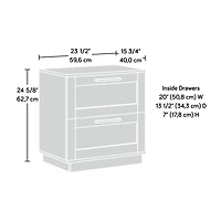 Sauder La Collection Tiffin Line Chevet, Finition Raven Oak, 433511