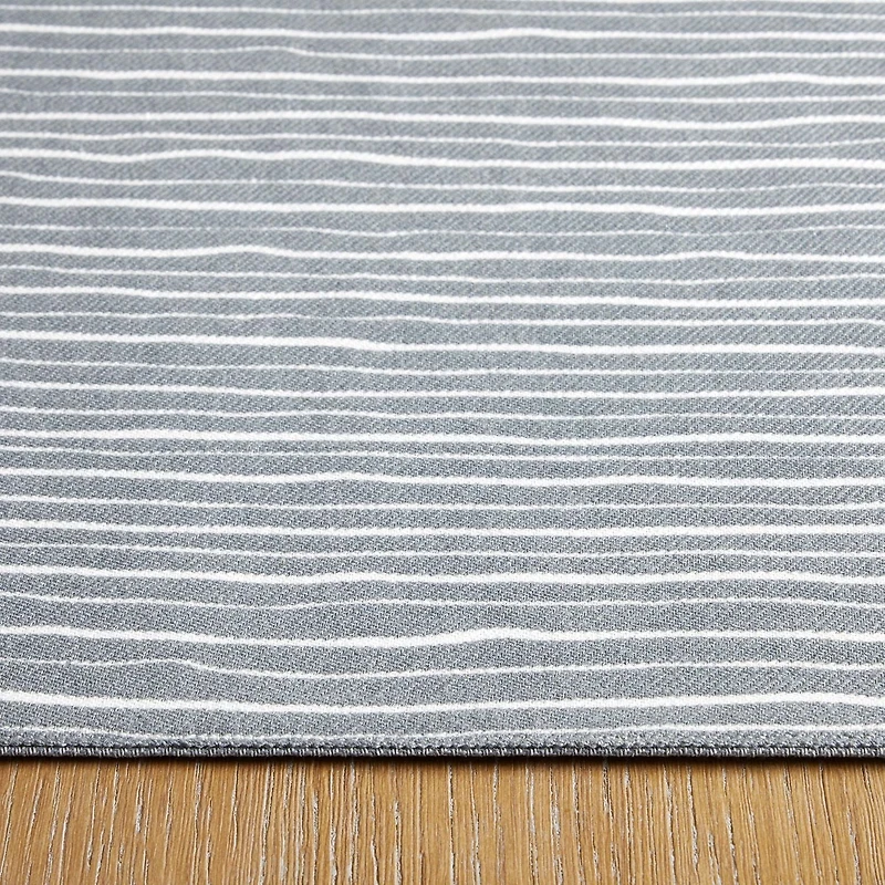 Set de table Mainstays Linework, 35,56 l x 48,26 L, gris, 1 pièce