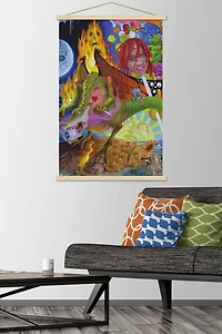 Trippie Redd - Trip at Knight Album Cover Wall Poster with Magnetic Frame
