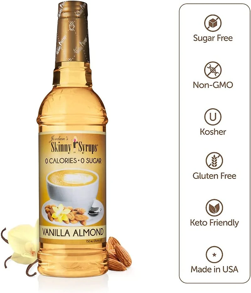 Skinny Mixes Sugar Free Vanilla Almond Syrup