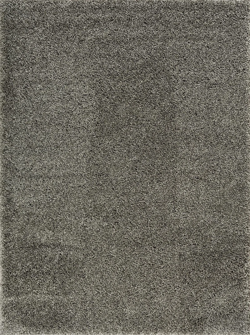 hometrends Deluxe Grey Shag Rug, 5 ft. 3 in. x 7 ft.