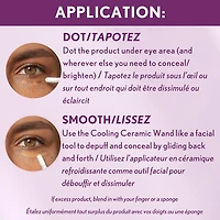 COVERGIRL Cache-cernes triple action Simply Ageless Enrichi d'un complexe hyaluronique, de vitamine C et de niacinamide Correcteur rafraîchissant