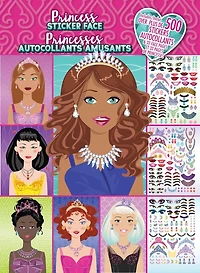 Princess Create a Face Sticker Book