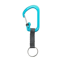 Porte-clés SlideLock® en aluminium - bleu