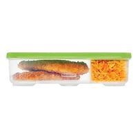 Rubbermaid Entree Container avec séparateurs et couvercle, vert