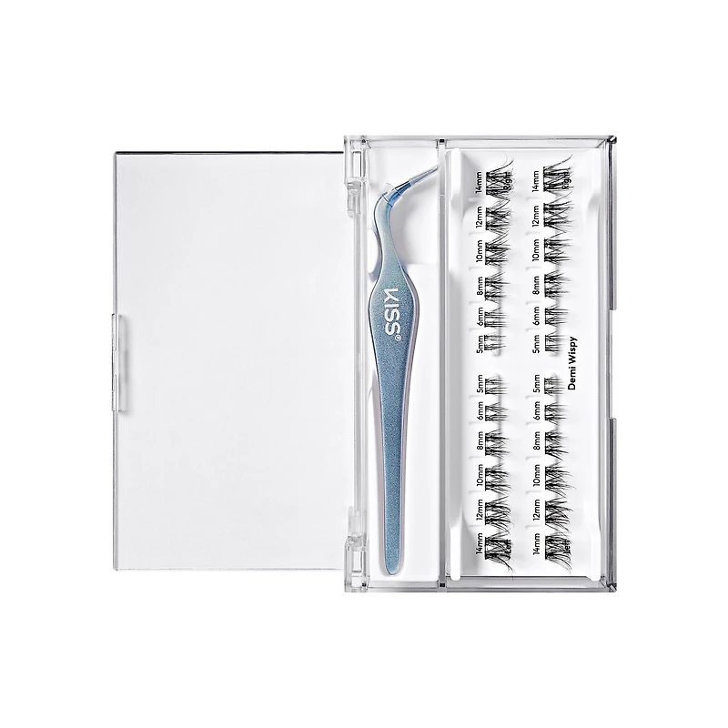 KISS Long Lasting Falsies Wearever - Demi Wispy, Lash Extension Kit