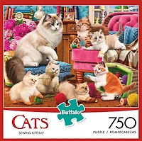 Buffalo Games Cats Series Sewing Kittens 750 Piece Jigsaw Puzzle