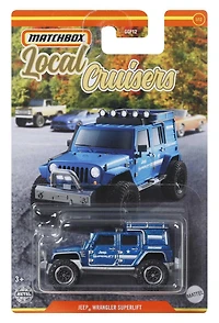 Matchbox Véhicule Jeep Wrangler Supelift échelle 1:64, collectionneurs/3 ans+