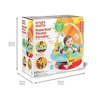 Bright Starts SuperSeat Playful Paradise 3-in-1 Seat, 6 - 36 months; up to 33lbs
