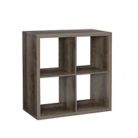 Gorham 4 Cubby Armoire de Rangement en Gris