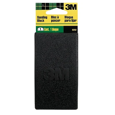 3M™ Rubber Sanding Block 9292, 1/Pack, 10/Case