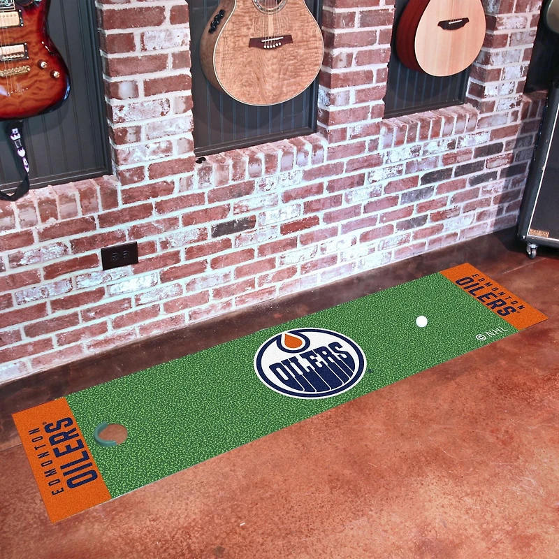 NHL - Edmonton Oilers Putting Green Mat 18"x72"