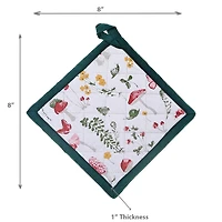 Champignon Du Support De Pot En Coton - Ensemble De 2