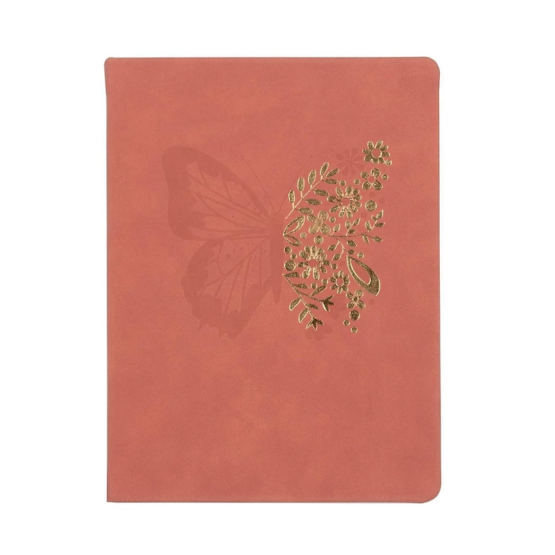 PG SUEDE DEBOSS FOIL JOURNAL, Pen+Gear Pink Suede Foil Butterfly Journal