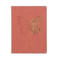 PG SUEDE DEBOSS FOIL JOURNAL, Pen+Gear Pink Suede Foil Butterfly Journal