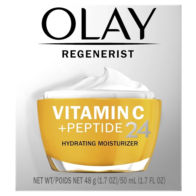 Olay Regenerist Vitamin C + Peptide 24 Face Moisturizer, 50mL (1.7 oz)