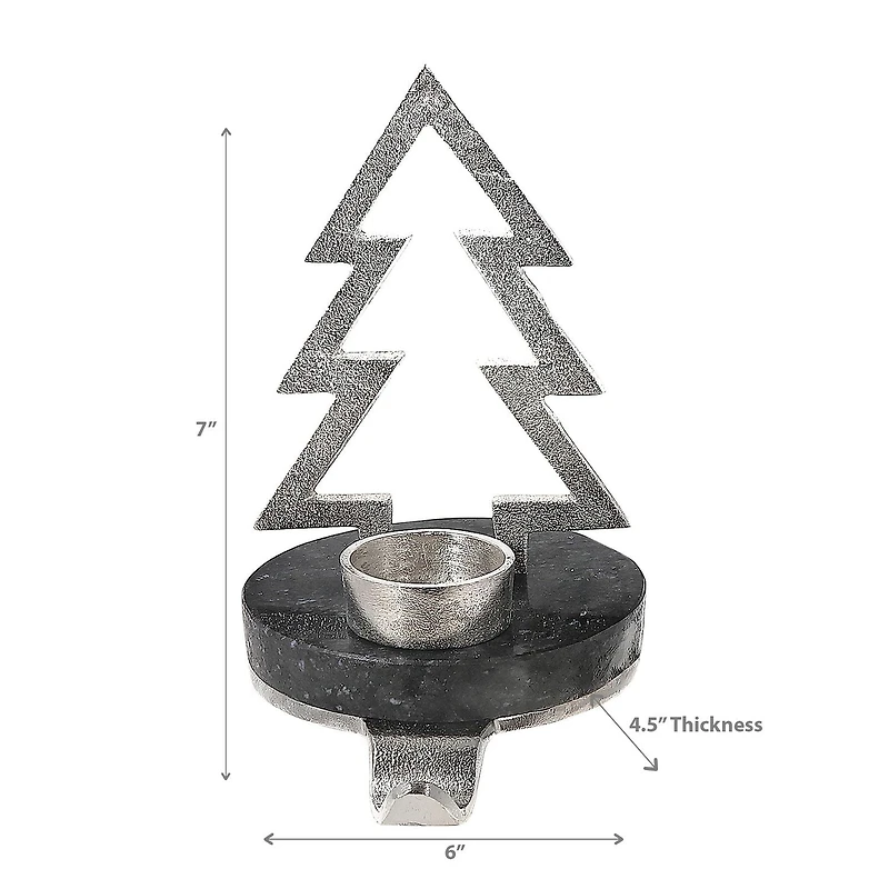 Christmas Tree With Tealight Stocking Holder