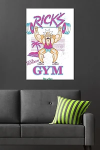 Rick And Morty - Rick's Gym Wall Poster, 22.375" x 34"