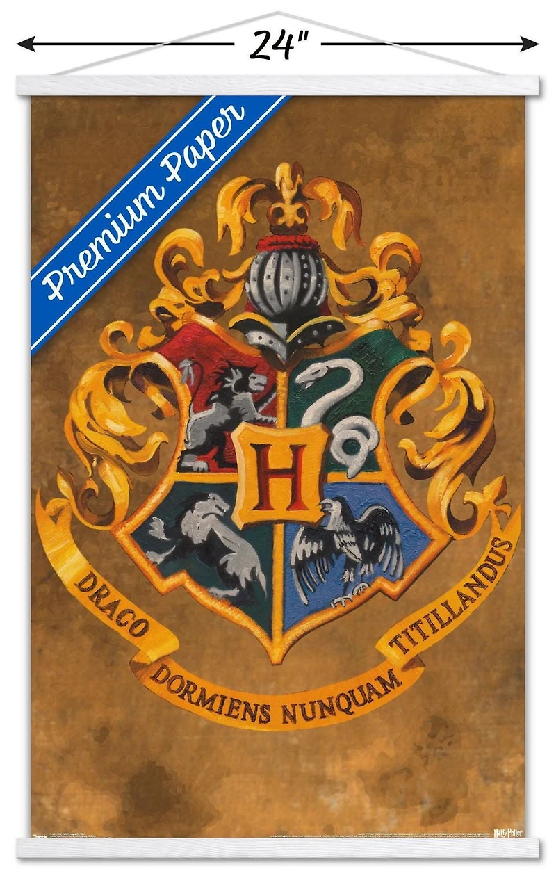 The Wizarding World: Harry Potter - Hogwarts Crest Wall Poster