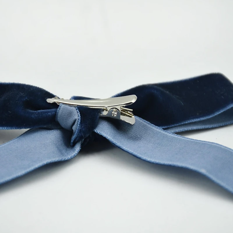 FRAÎCHE tissu bleu clair arc ornement Set, 6 comptes