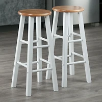 Winsome Element 29" Bar stool Natural/White