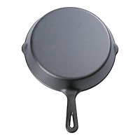 Mainstays 10.5" Round Non-Stick Pre-Seasoned Cast Iron Skillet, Black, Hand Wash Only