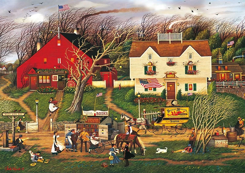 Buffalo Games - Charles Wysocki - Fireside Companions - 300 Piece Jigsaw Puzzle