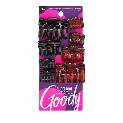 Goody Classics Assorted Claw Clips - Bow Tie Top - 8Ct