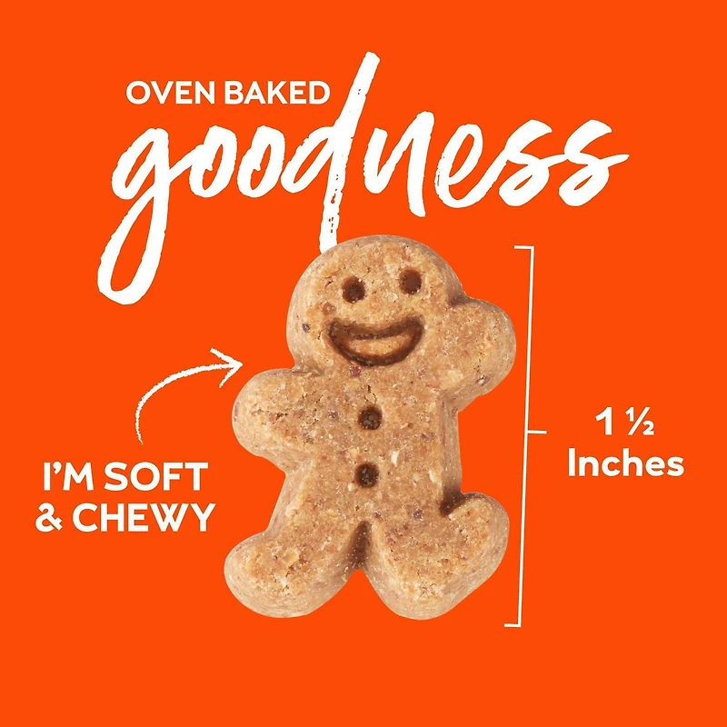 Buddy Biscuits Softies Soft & Chewy Dog Treats, Peanut Butter, . Pouch 4.99kg