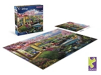 Ceaco Thomas Kinkade Mickey and Minnie in Japan 1000-Piece Interlocking Jigsaw Puzzle for Adults Ages 14+